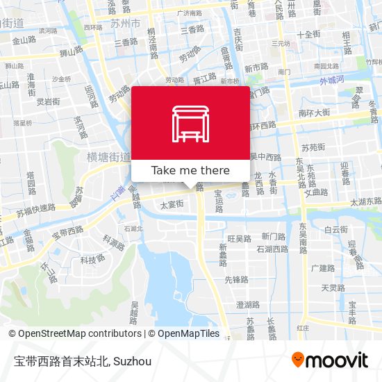 宝带西路首末站北 map