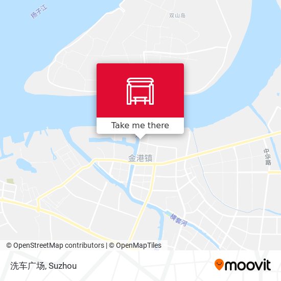 洗车广场 map