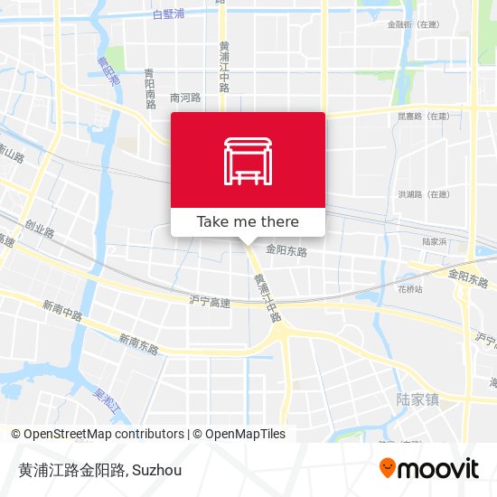 黄浦江路金阳路 map
