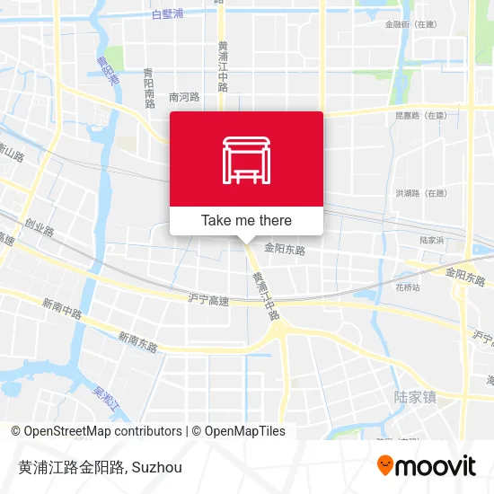 黄浦江路金阳路 map