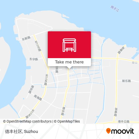 德丰社区 map