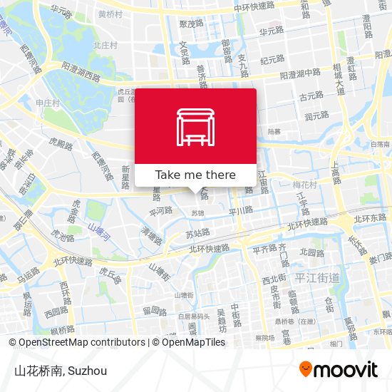 山花桥南 map