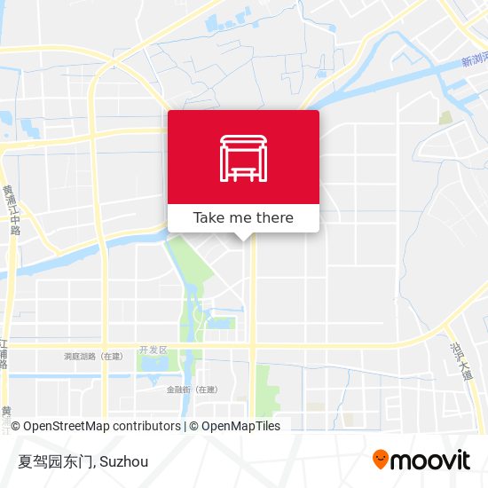 夏驾园东门 map