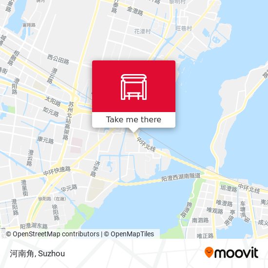河南角 map