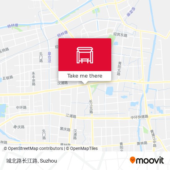 城北路长江路 map