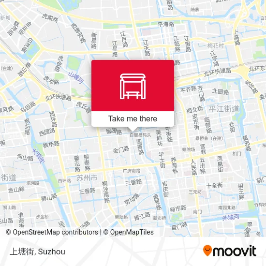 上塘街 map