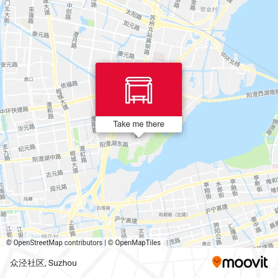 众泾社区 map