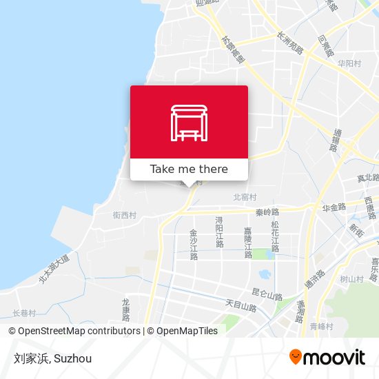 刘家浜 map