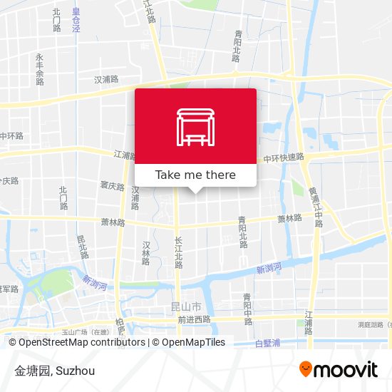 金塘园 map