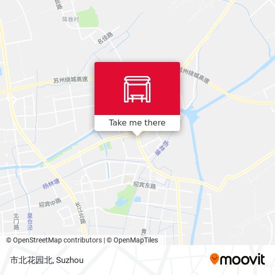 市北花园北 map