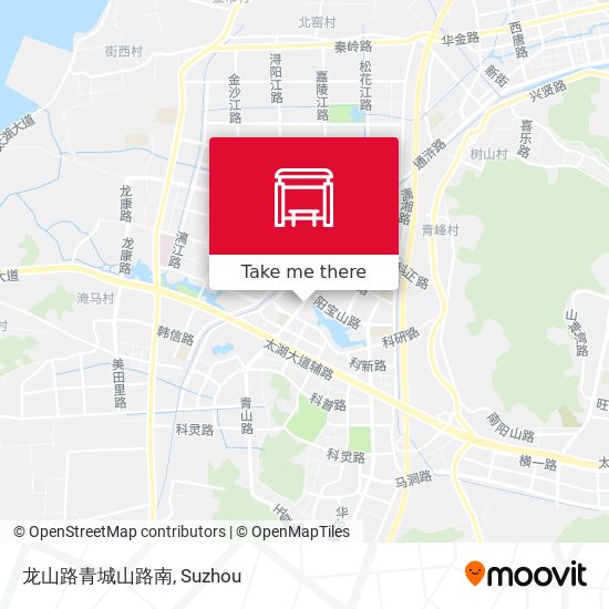 龙山路青城山路南 map