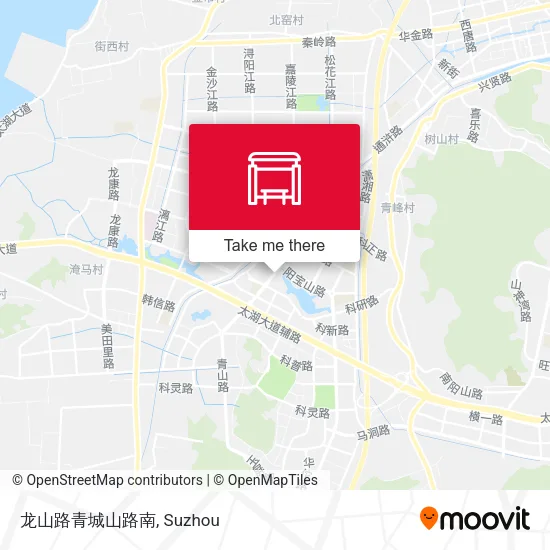 龙山路青城山路南 map