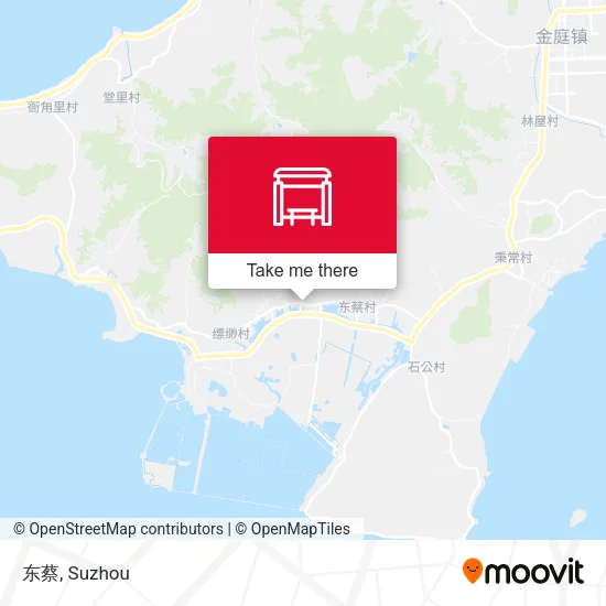东蔡 map