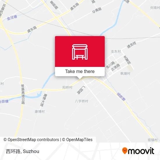 西环路 map