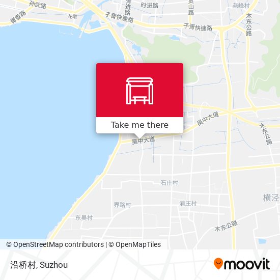 沿桥村 map