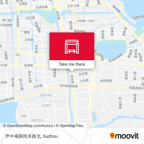 尹中南路民丰路北 map