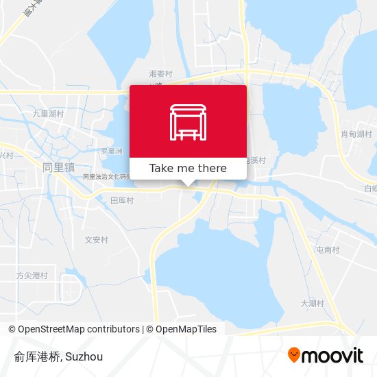 俞厍港桥 map