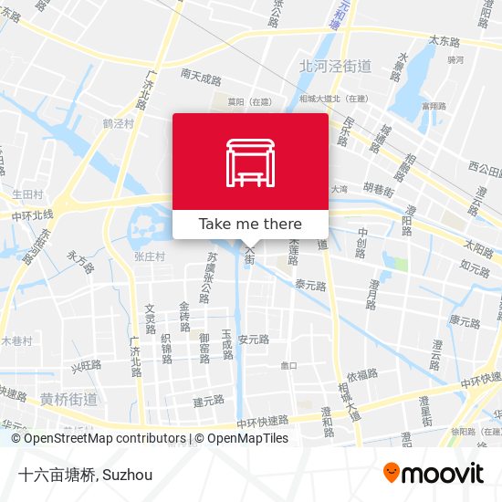 十六亩塘桥 map