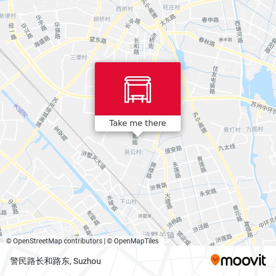 警民路长和路东 map