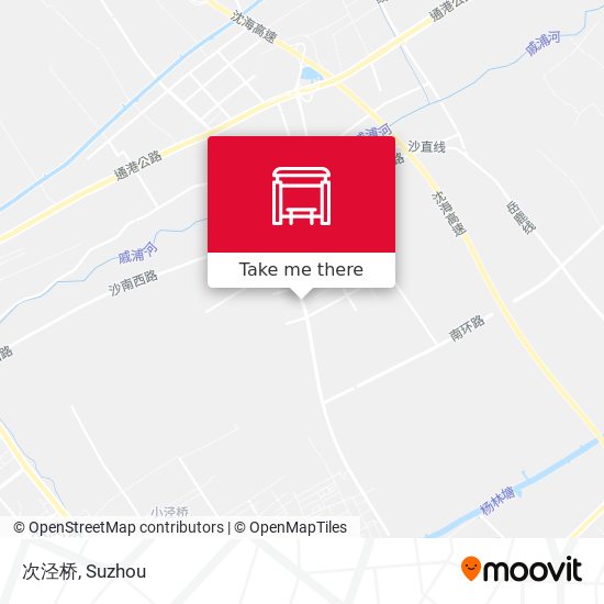 次泾桥 map