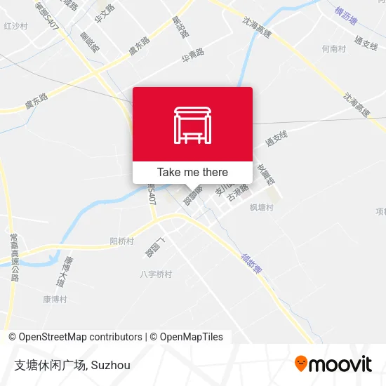 支塘休闲广场 map