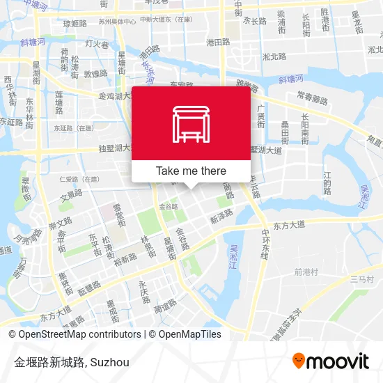金堰路新城路 map