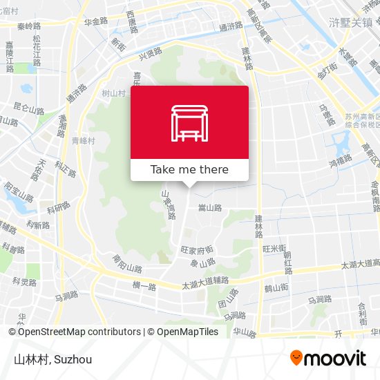 山林村 map