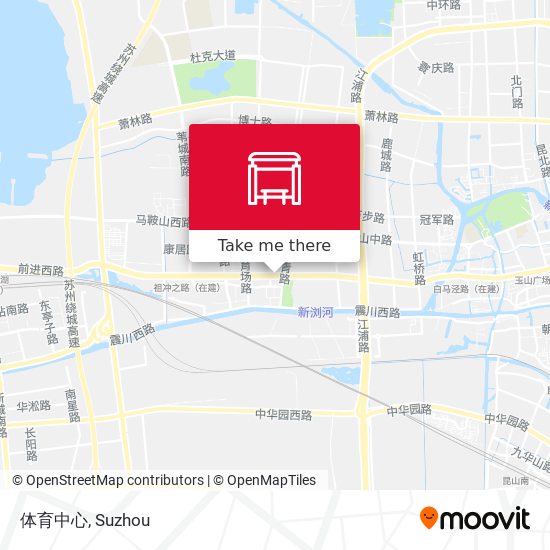 体育中心 map