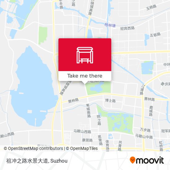 祖冲之路水景大道 map