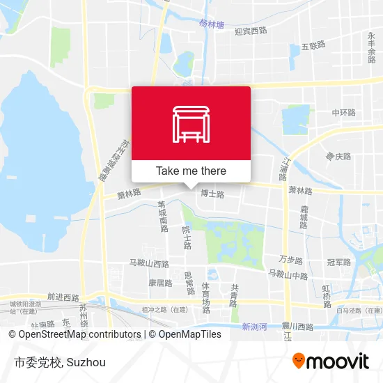 市委党校 map