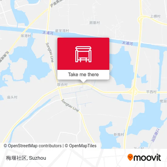 梅堰社区 map