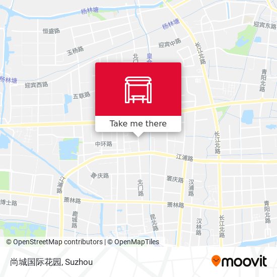 尚城国际花园 map