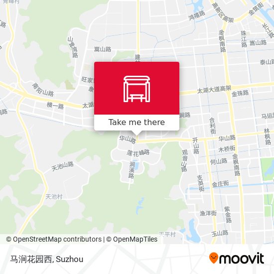 马涧花园西 map