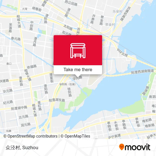 众泾村 map