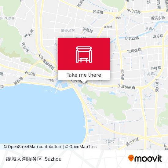 绕城太湖服务区 map