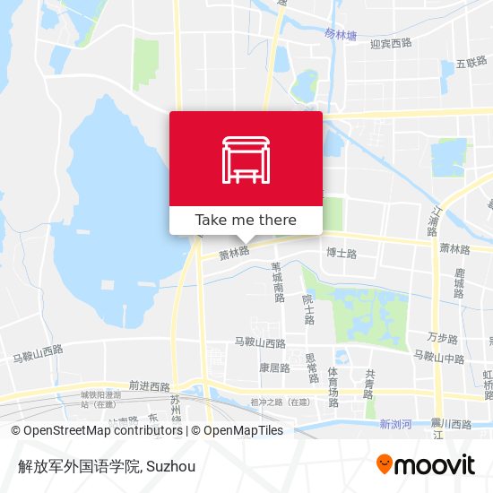 解放军外国语学院 map