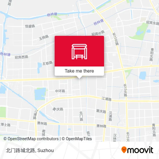 北门路城北路 map