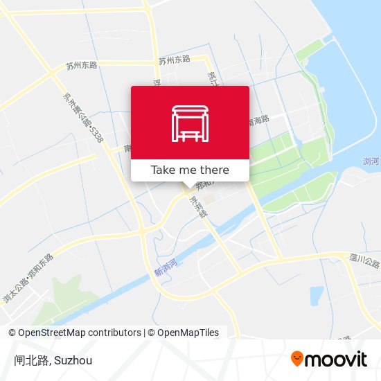 闸北路 map