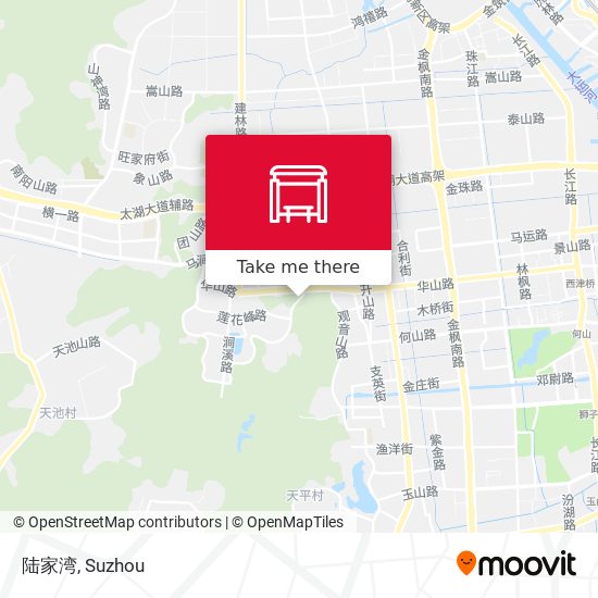 陆家湾 map