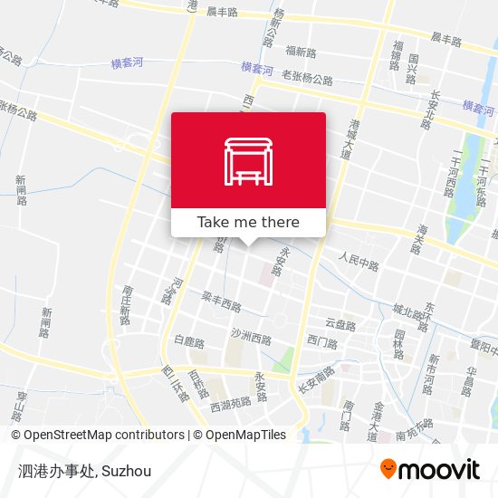 泗港办事处 map
