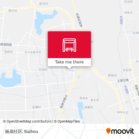 杨扇社区 map