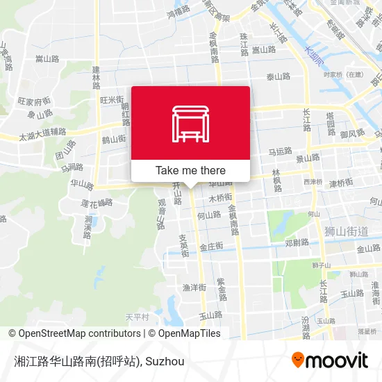 湘江路华山路南(招呼站) map