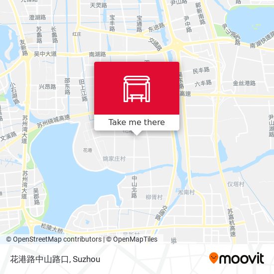 花港路中山路口 map