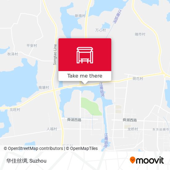 华佳丝绸 map