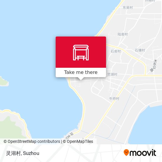 灵湖村 map
