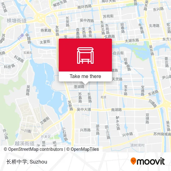 长桥中学 map