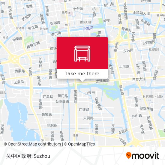 吴中区政府 map