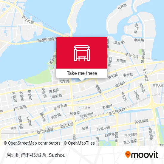 启迪时尚科技城西 map