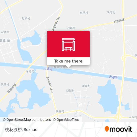 桃花渡桥 map