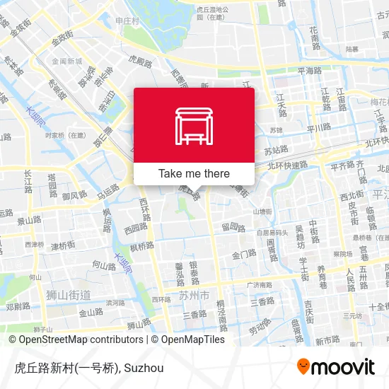 虎丘路新村(一号桥) map